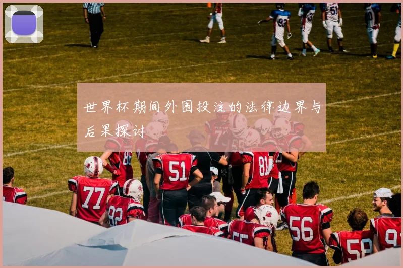 世界杯期间外围投注的法律边界与后果探讨