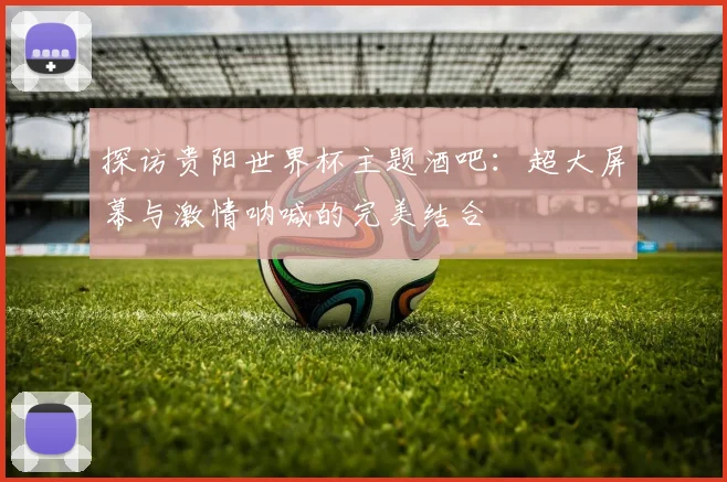 探访贵阳世界杯主题酒吧:超大屏幕与激情呐喊的完美结合